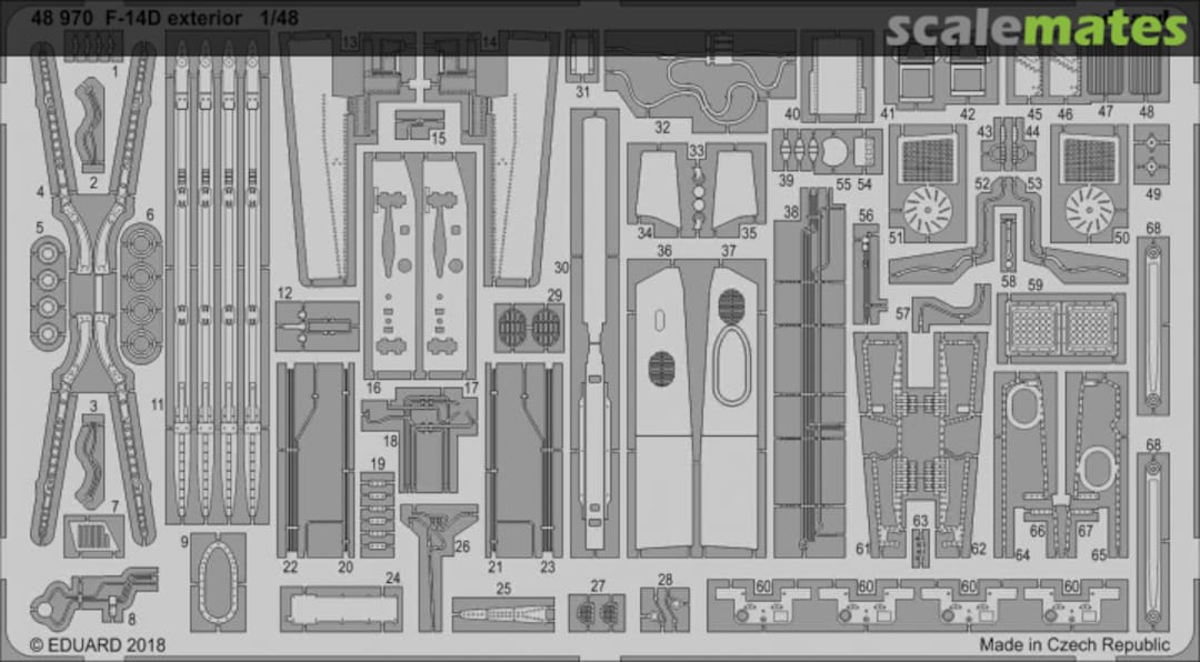 Boxart F-14D exterior 48970 Eduard