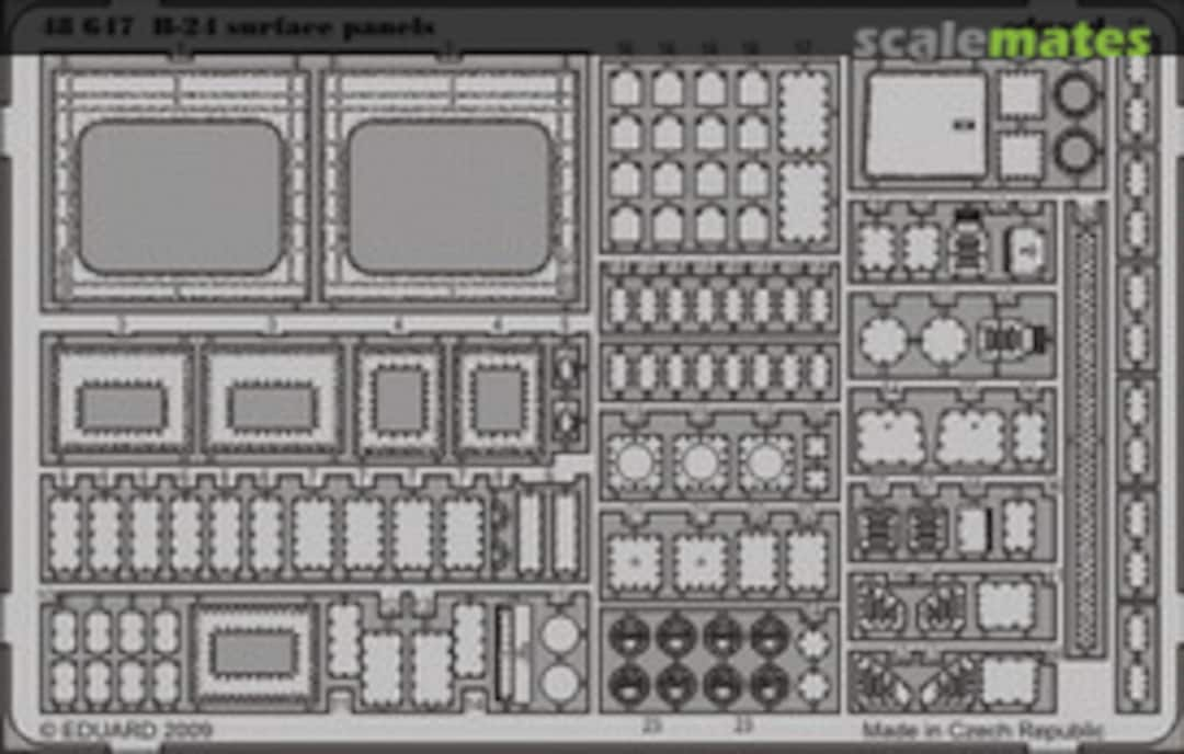 Boxart B-24 surface panels 48647 Eduard