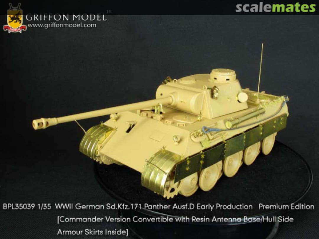 Boxart WW II German Sd.Kfz.171 Panther Ausf.D Early Production - Premium Edition BPL35039 Griffon Model