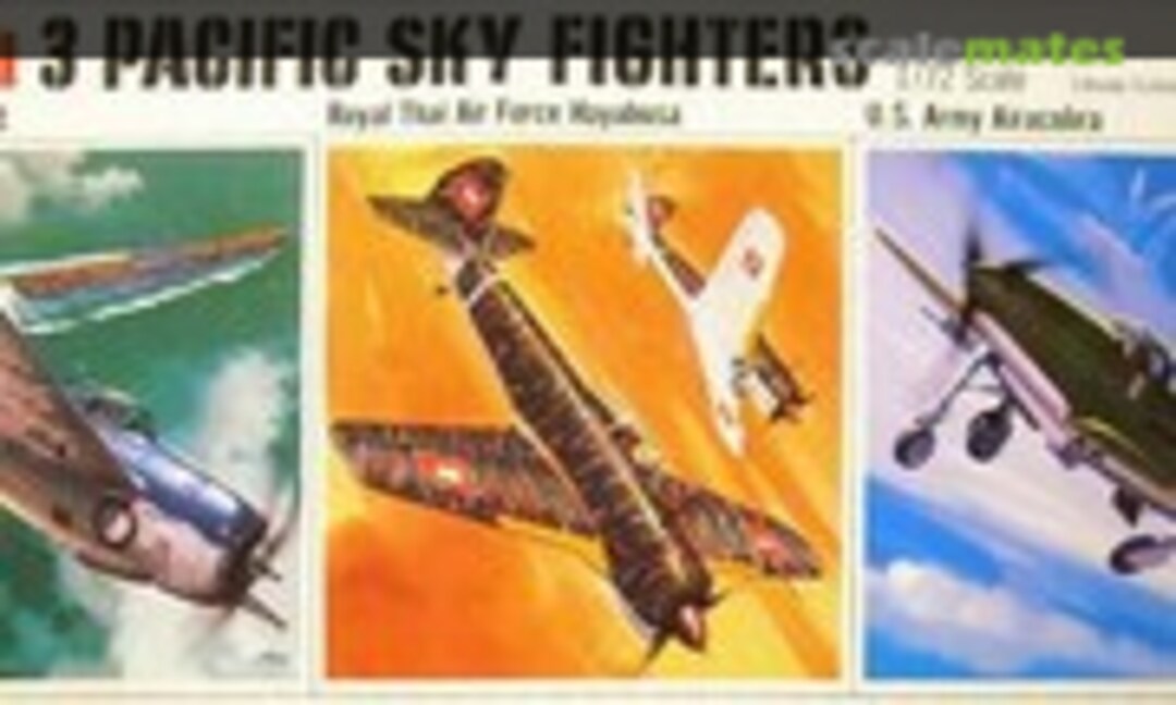 1:72 3 Pacific Sky Fighters (Revell H-681-130)