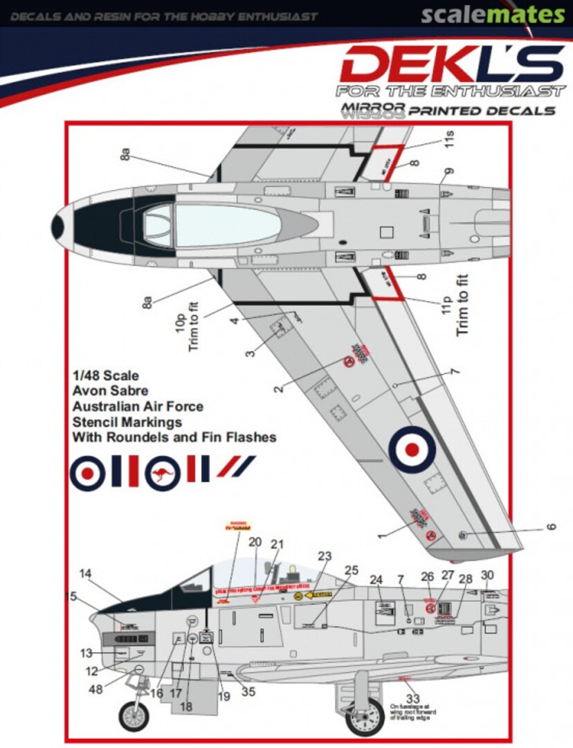 Boxart Avon Sabre DL48025 DEKL's