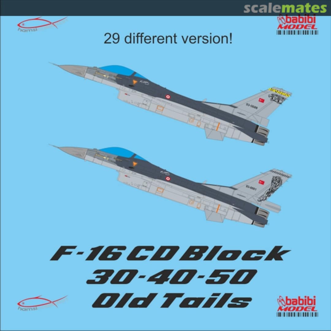 Boxart F-16 CD Turaf old tails ddt-2020-01026 Babibi model