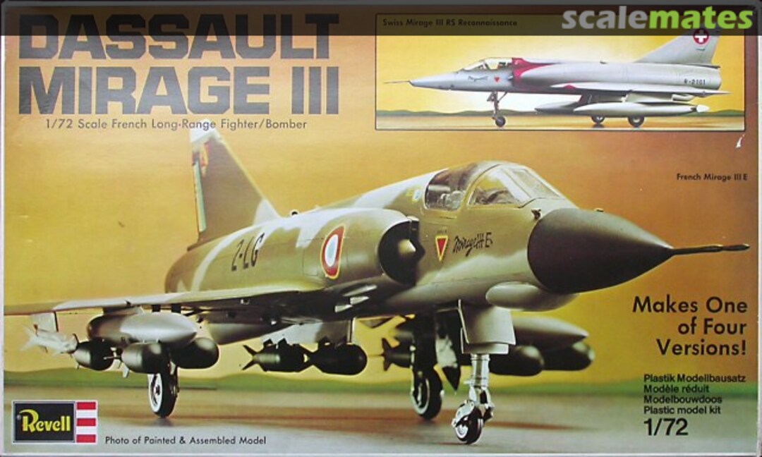 Boxart Dassault Mirage III 4438 Revell