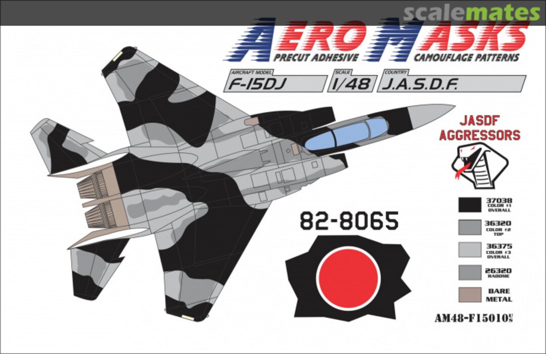 Boxart F-15DJ JASDF Aggressors AM48-F15010 AeroMasks