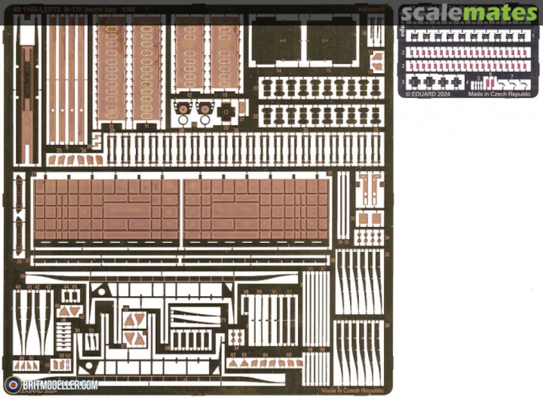 Boxart B-17F Bomb Bay EDUARD 491465 Eduard