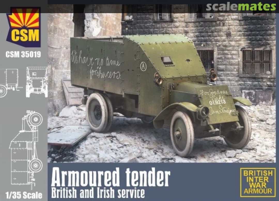 Boxart Armoured Tender CSM35019 Copper State Models