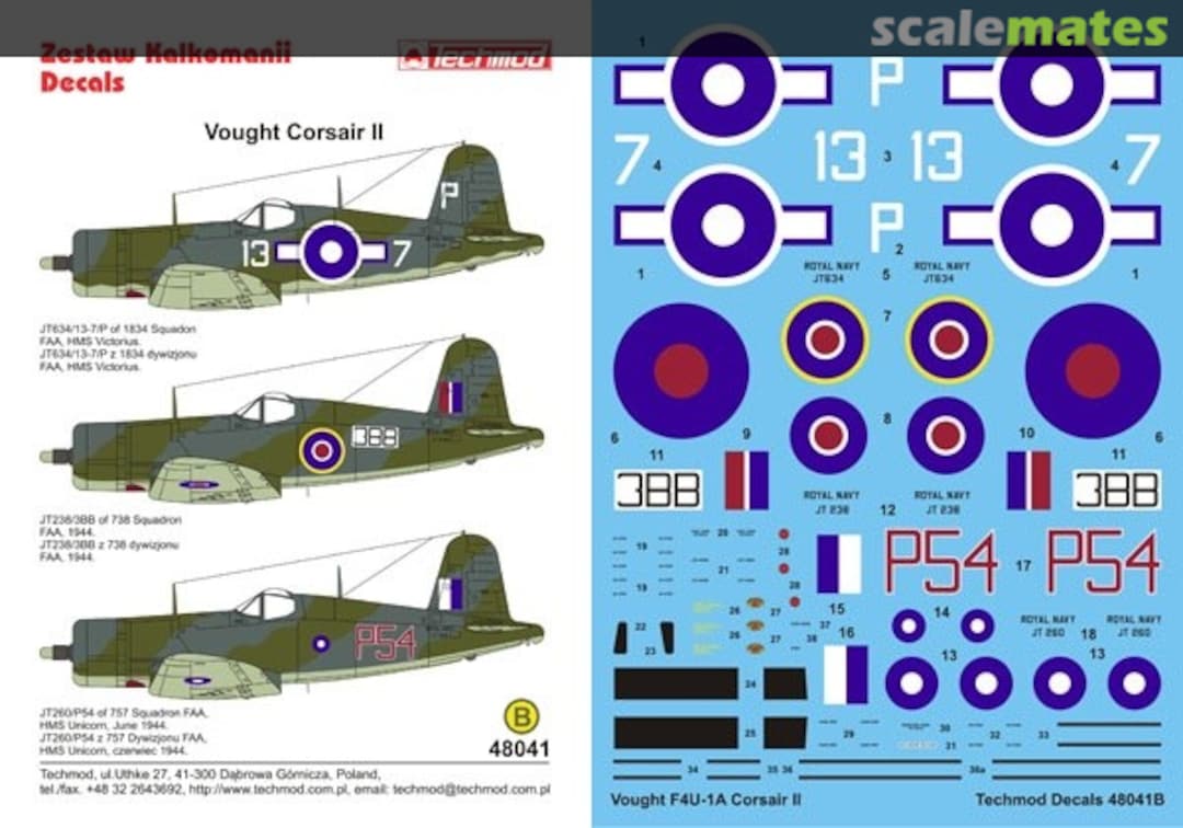 Boxart Vought Corsair II 48041 Techmod