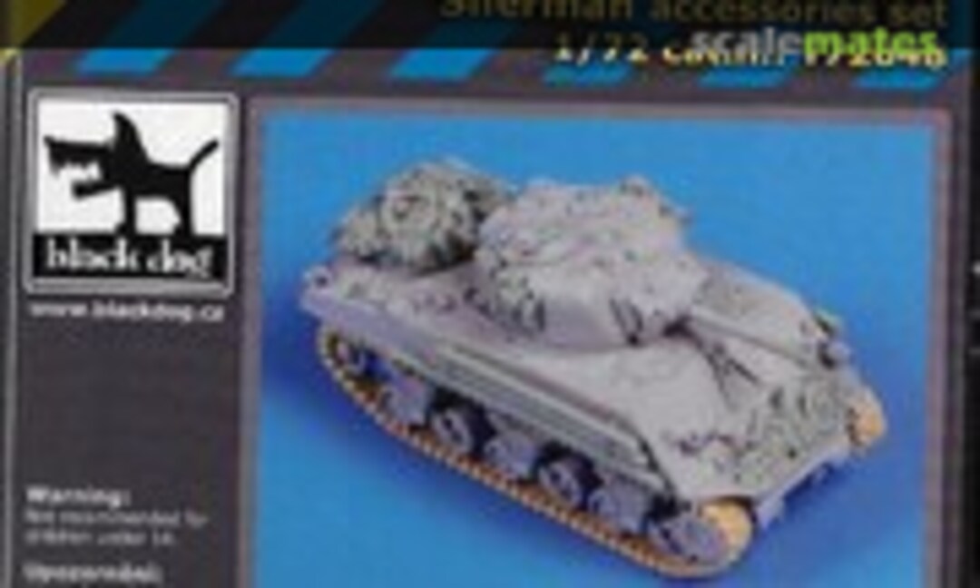 1:72 Sherman accessories set (Black Dog T72048)