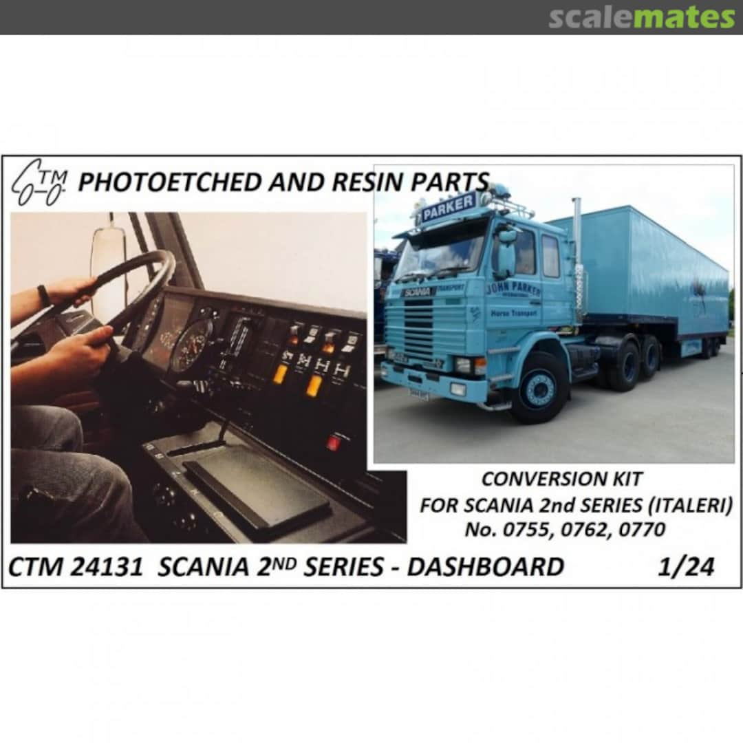 Boxart Scania 2nd Series - Dashboard CTM 24131 Czech Truck Model