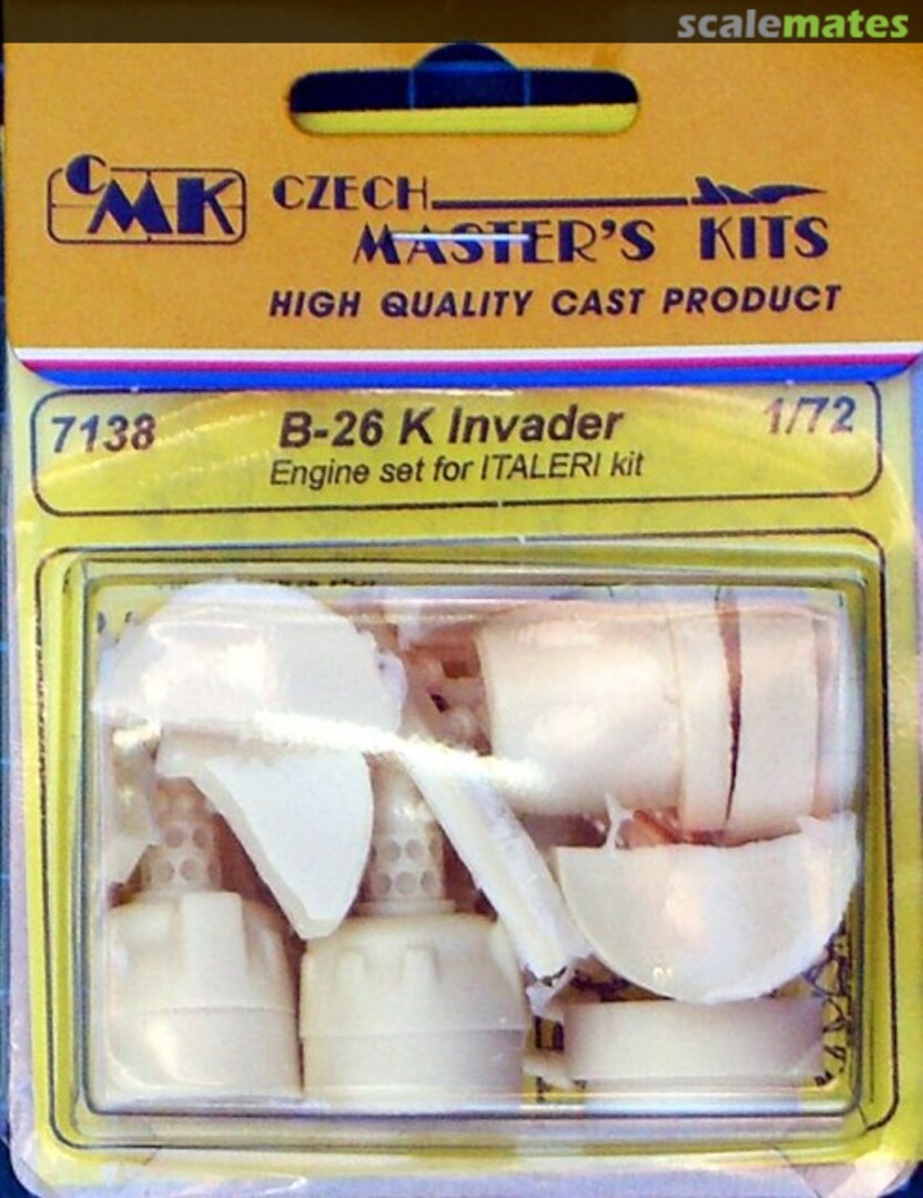 Boxart B-26K Invader Engine set 7138 CMK