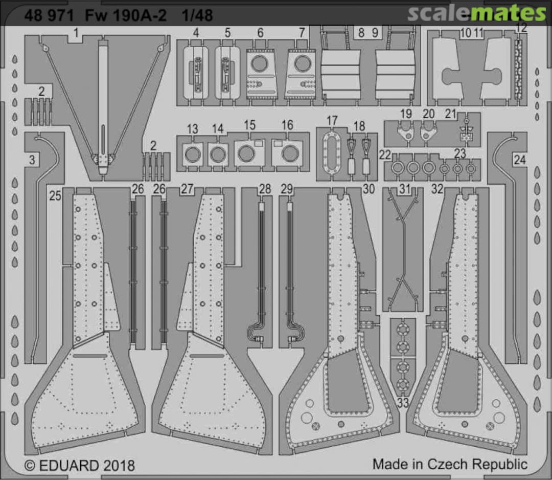 Boxart Fw 190A-2 48971 Eduard