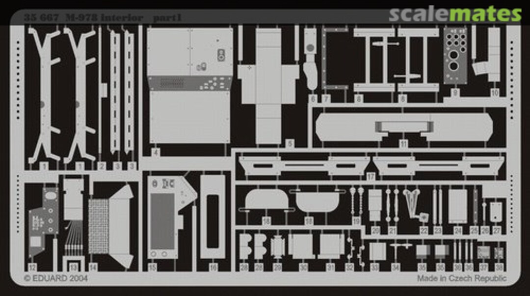 Boxart M-978 interior 35667 Eduard