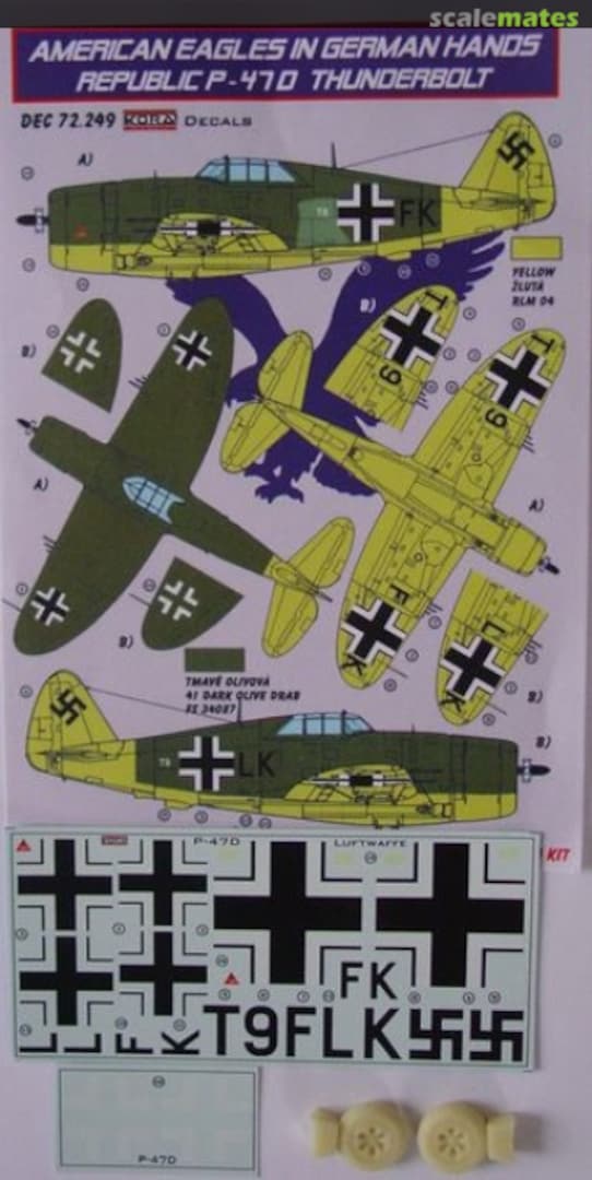 Boxart Republic P-47D Thunderbolt DEC72249 Kora Models