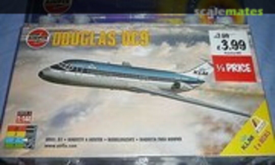 1:144 Douglas DC9 (Airfix 93182)