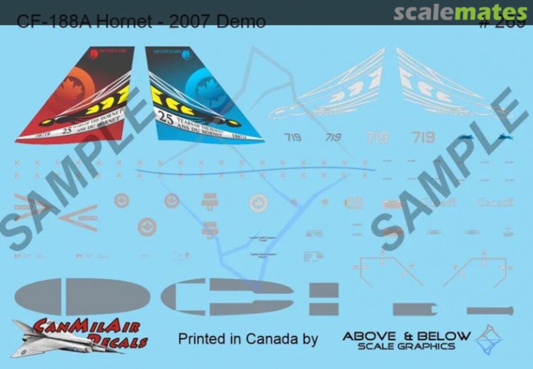 Boxart CF-188 Hornet 269 Above & Below Graphics