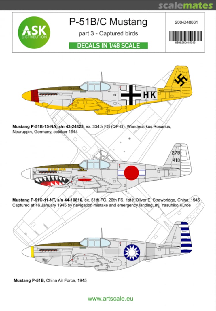 Boxart P-51B/C Mustang part 3 - Captured birds 200-D48061 ASK