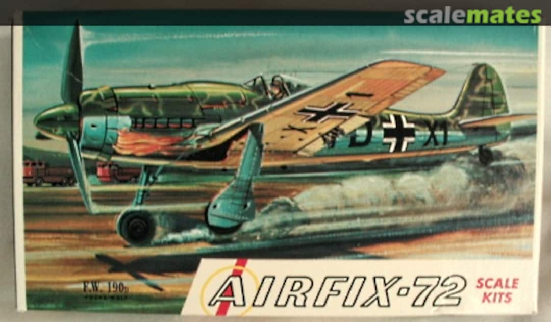 Boxart F.W. 190D 6-39 Airfix Corporation of America