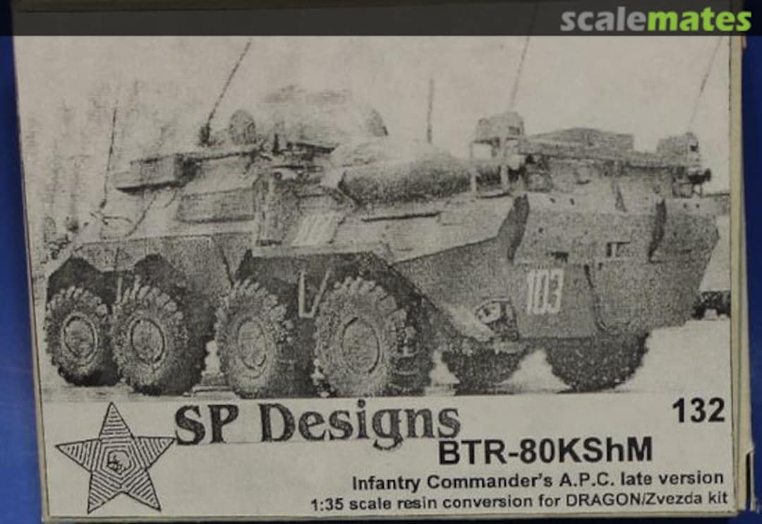 Boxart BTR-80KShM Infantry Commander;s A.P.C. late version 132 SP Designs