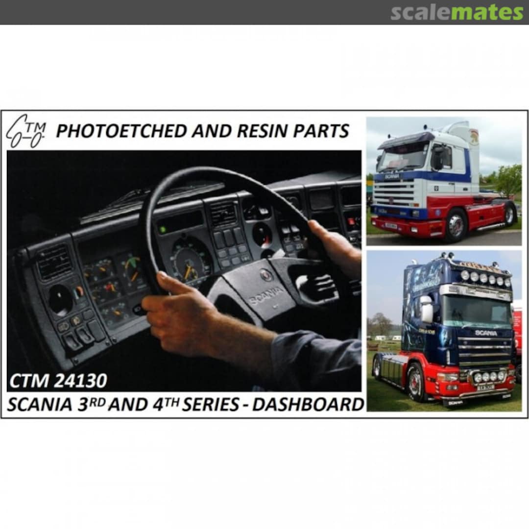 Boxart Scania 3rd and 4th Series Dashboard (LHD+RHD) CTM 24130 Czech Truck Model