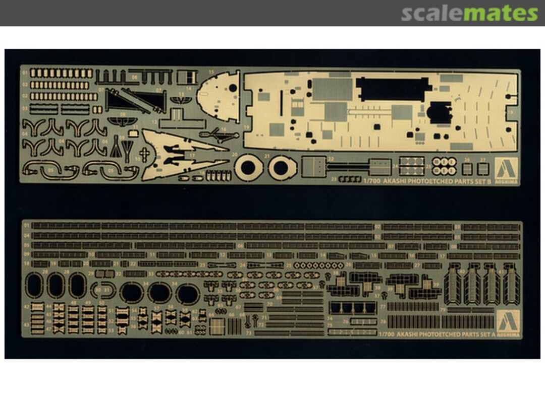 Boxart IJN Repair Ship Akashi Etching Parts 051733 Aoshima