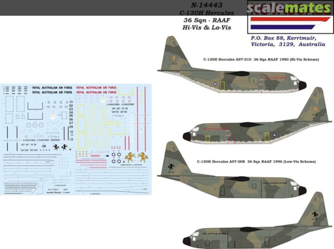 Boxart Lockheed C-130H Hercules N-14443 Novascale