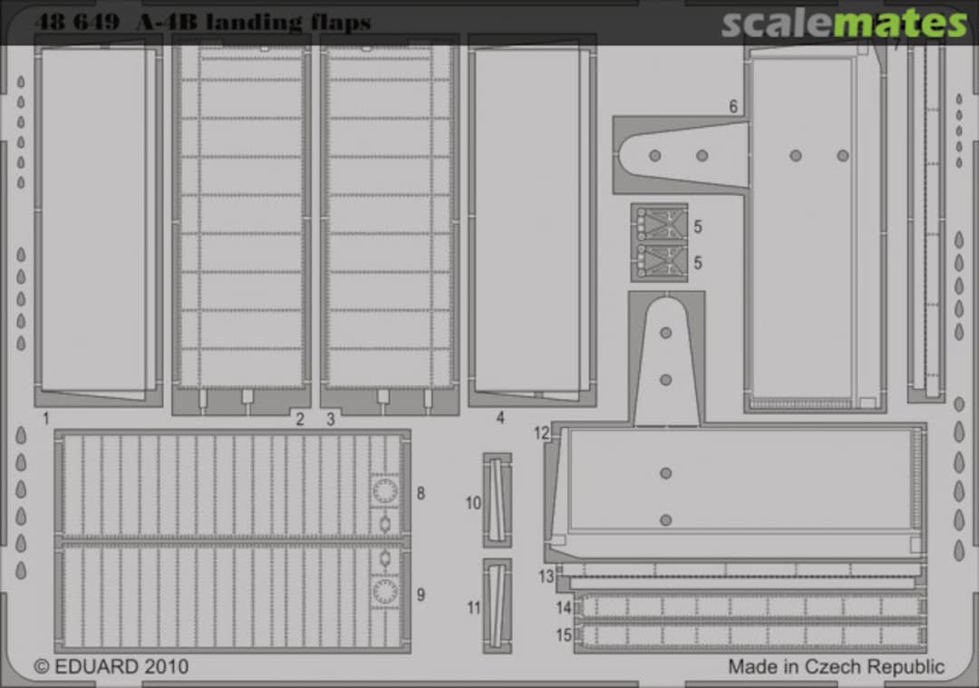 Boxart A-4B landing flaps 48649 Eduard