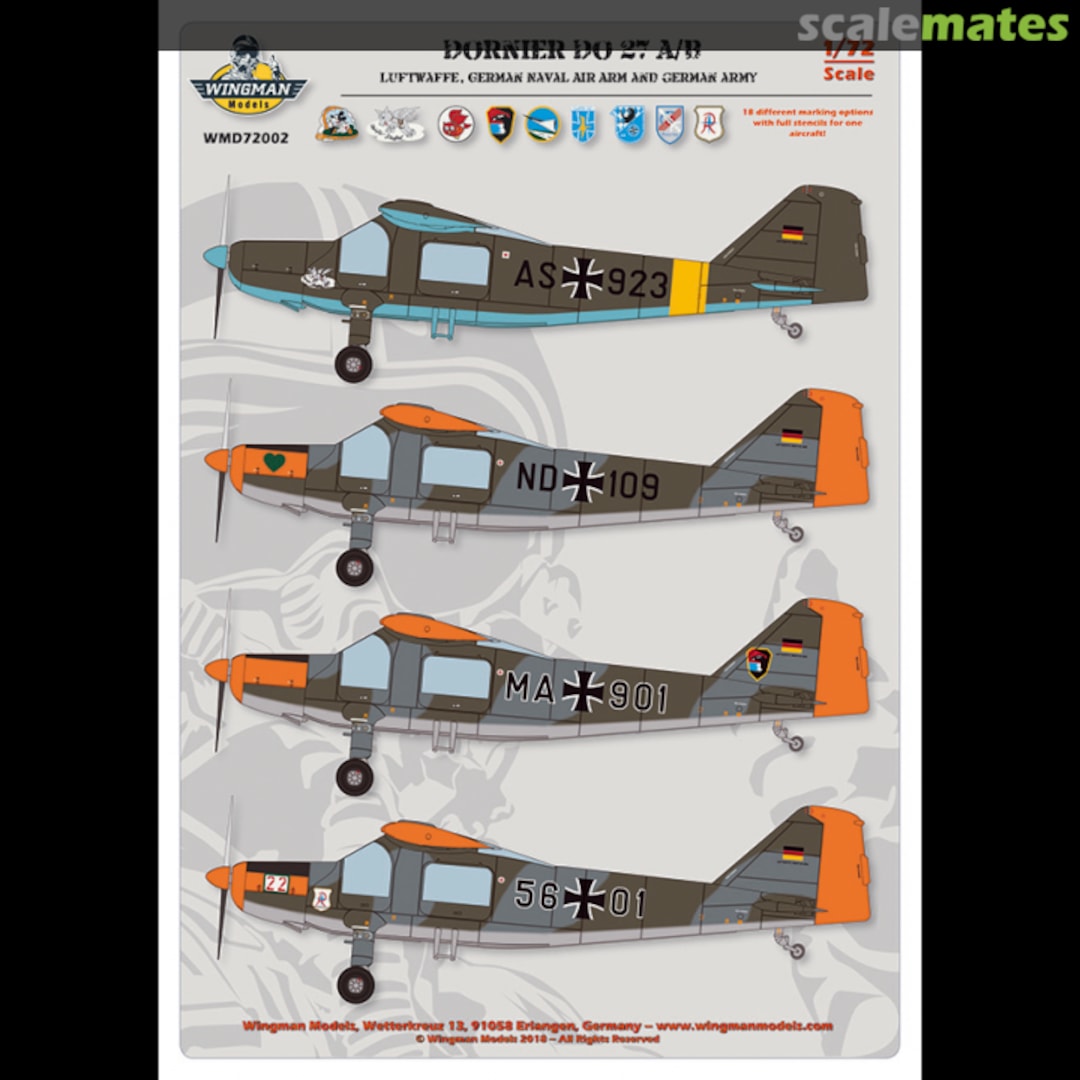 Boxart Dornier Do 27 A/B German Armed Forces WMD72002 AirDOC