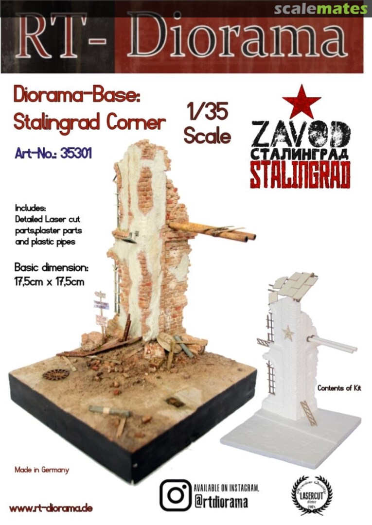 Boxart Diorama-Base: Stalingrad corner 35301 RT-Diorama