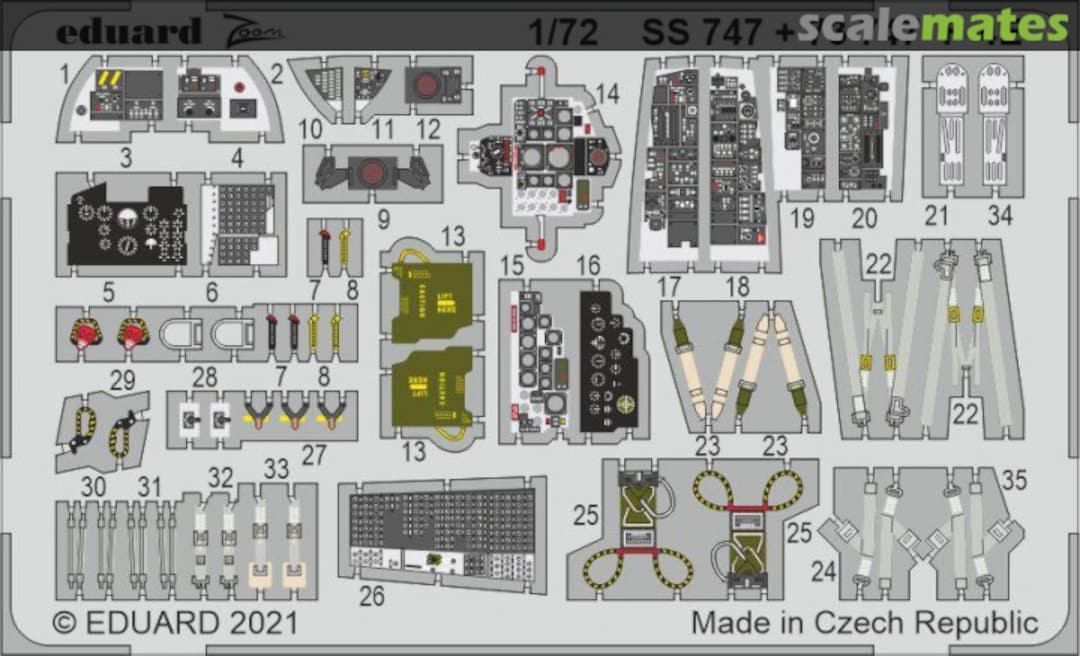 Boxart F-4E FINE MOLDS SS747 Eduard