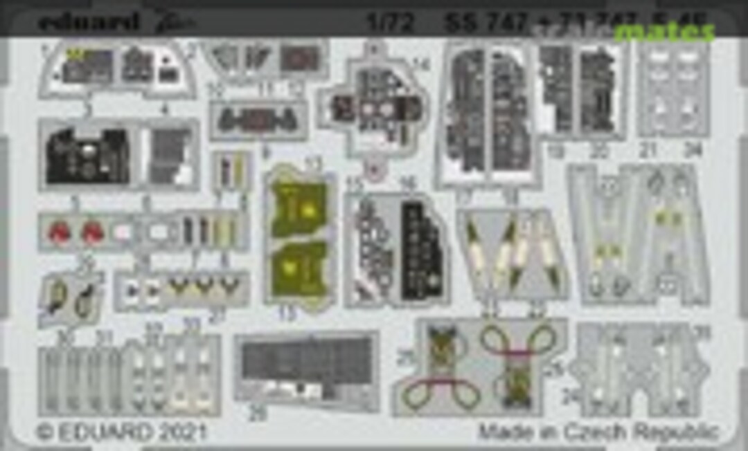 1:72 F-4E FINE MOLDS (Eduard SS747)