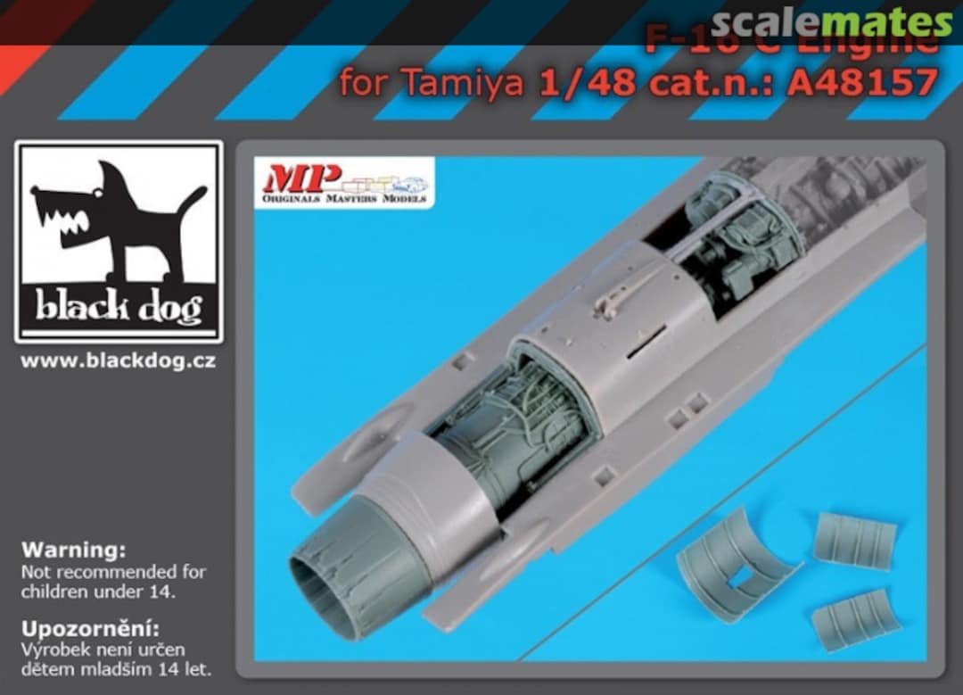 Boxart F-16 C engine A48157 Black Dog