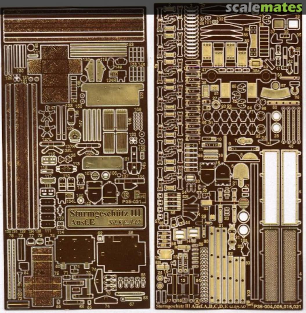 Boxart Sturmgeschutz III Ausf.E - conversion P35-021 Part