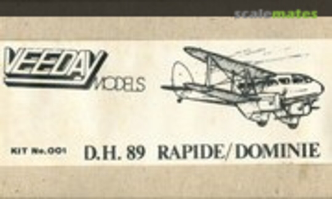 1:72 D.H. 89 Rapide/Dominie (VEEDAY Models 001)