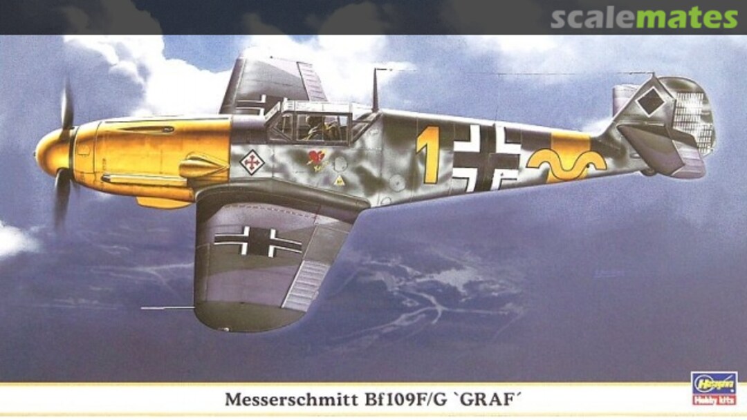 Boxart Messerschmitt Bf109F/G `Graf´ 09774 Hasegawa