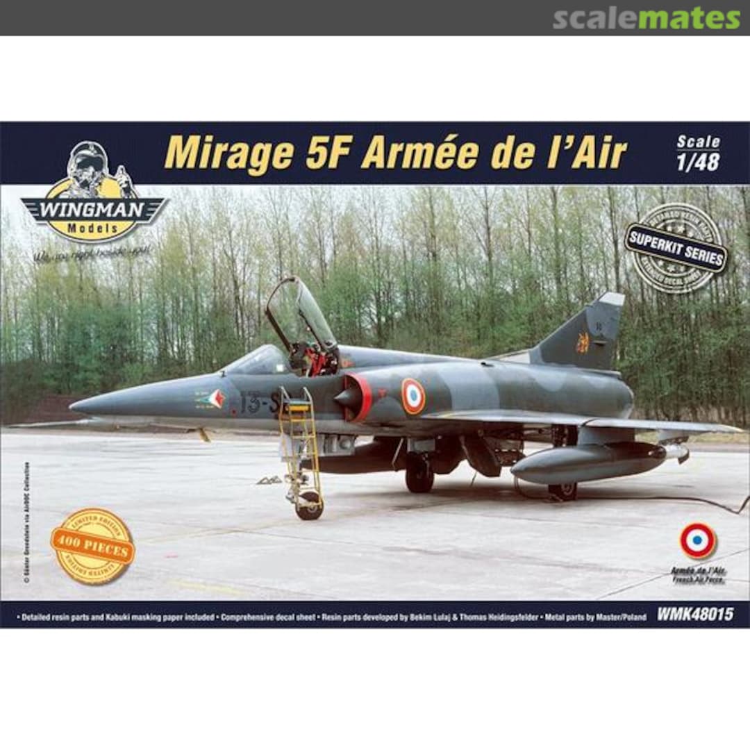 Boxart Mirage 5F Armée de l'Air WMK48015 Wingman Models