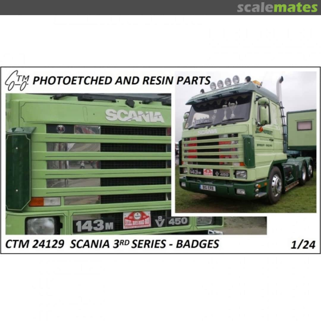 Boxart Scania 3rd Series - Badges CTM 24129 Czech Truck Model