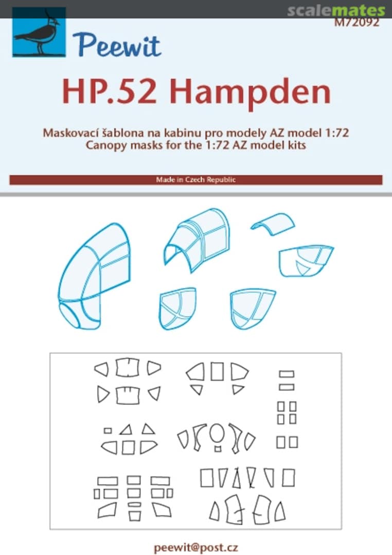 Boxart Handley-Page Hampden Mk.I PEE72092 Peewit