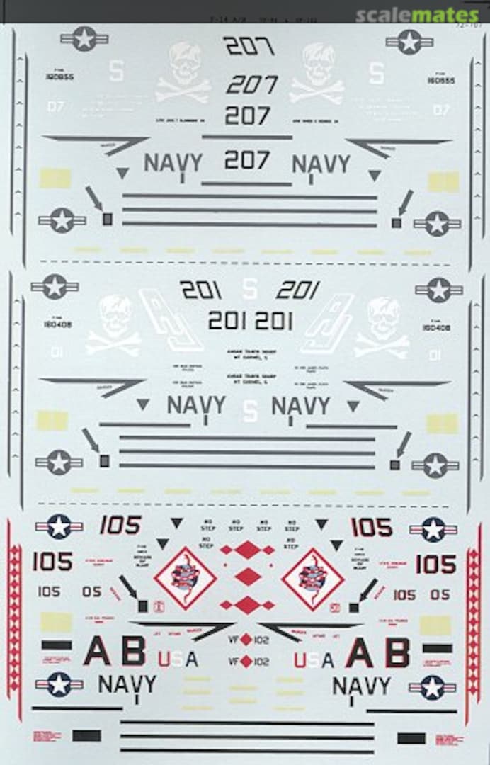 Boxart F-14B Tomcats 72-707 SuperScale International