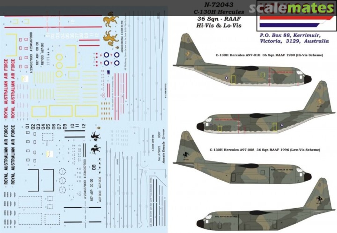 Boxart Lockheed C-130H Hercules N-72043 Novascale