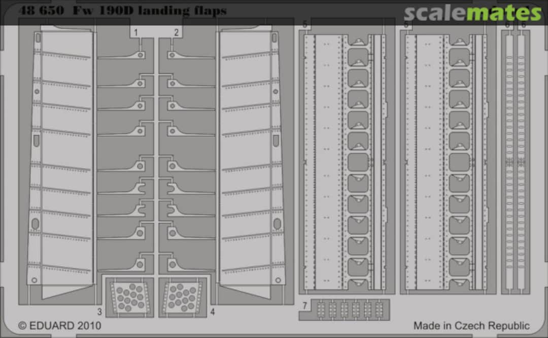 Boxart Fw 190D landing flaps 48650 Eduard