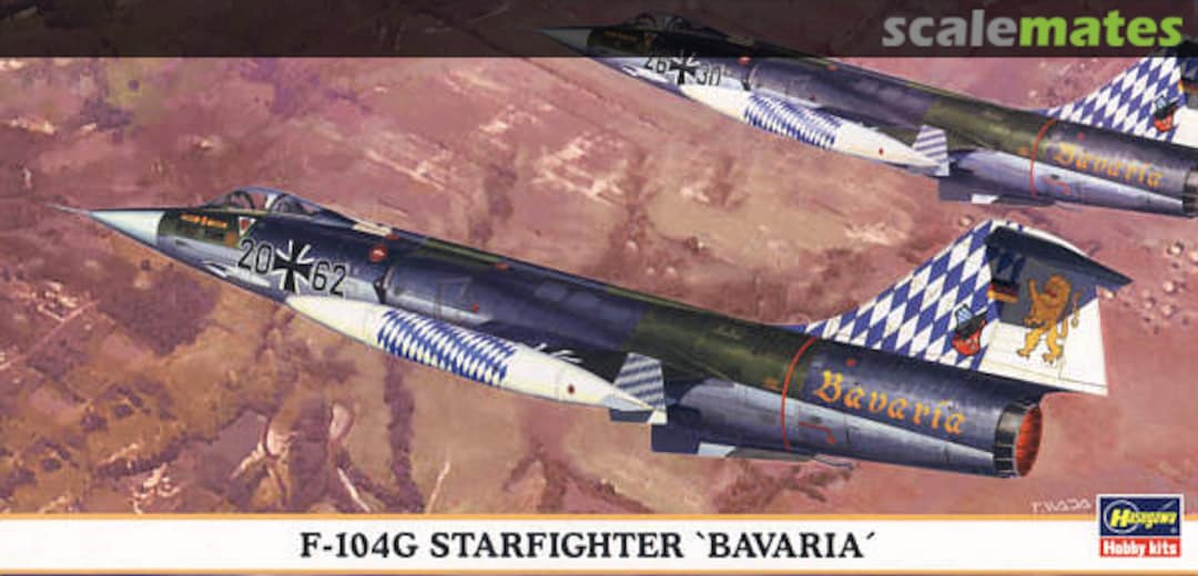 Boxart F-104G Starfighter 'Bavaria' 00256 Hasegawa