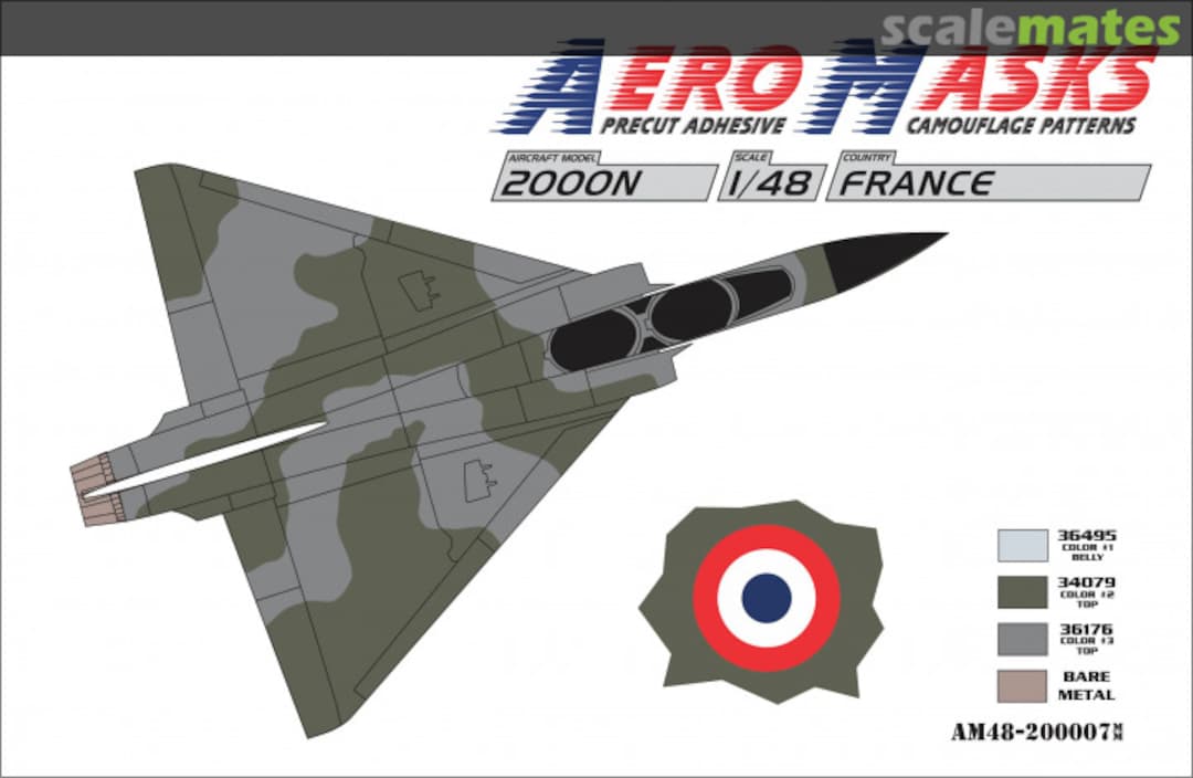 Boxart 2000N France AM48-200007 AeroMasks