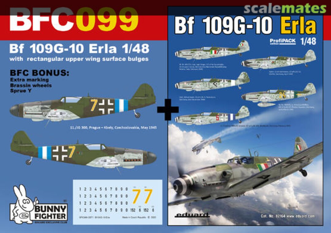 Boxart Bf 109G-10 Erla BFC099 Eduard