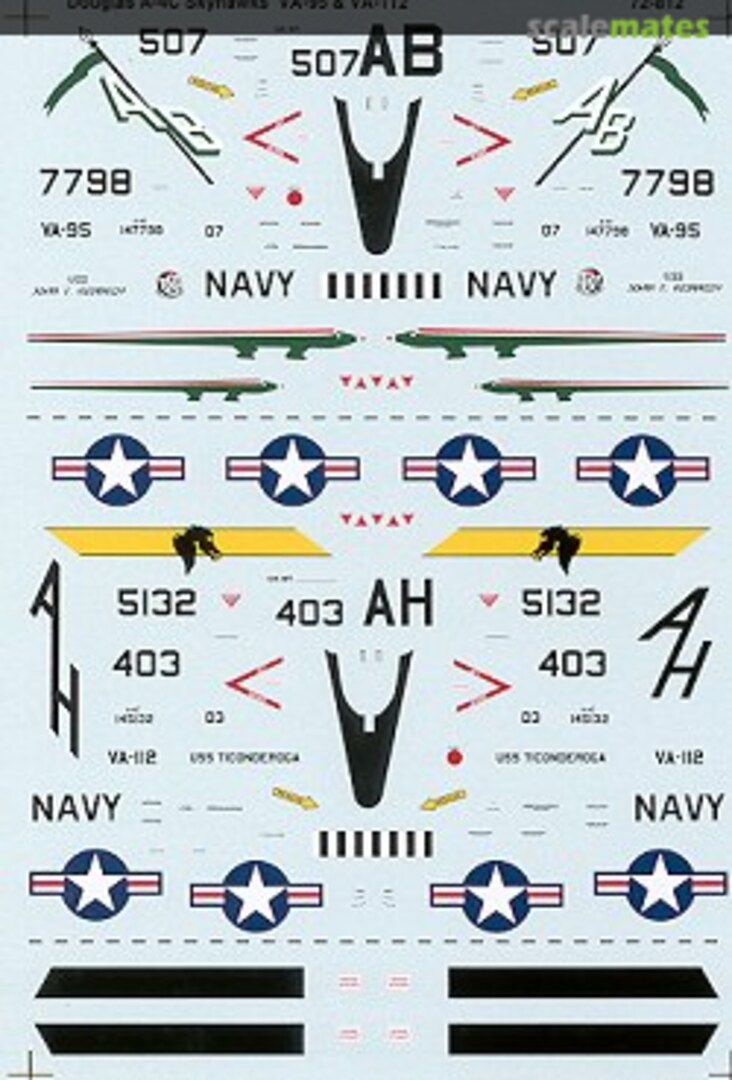 Boxart A-4C Skyhawks 72-812 SuperScale International