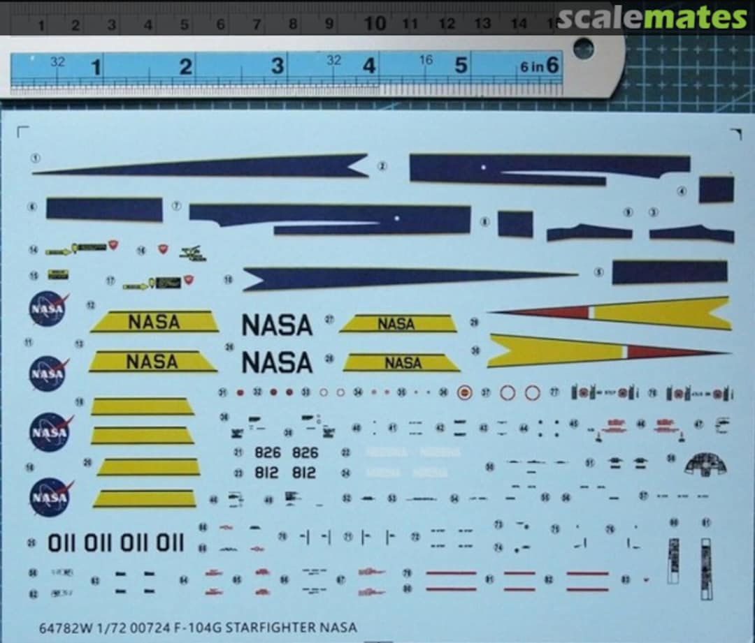 Boxart F-104G Starfighter NASA 64782W globaltoy