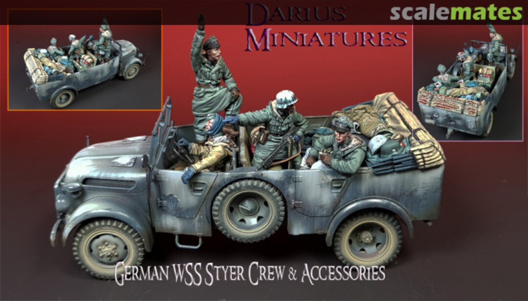 Boxart German SS Steyr Crew & Accessories F35065 Darius Miniatures