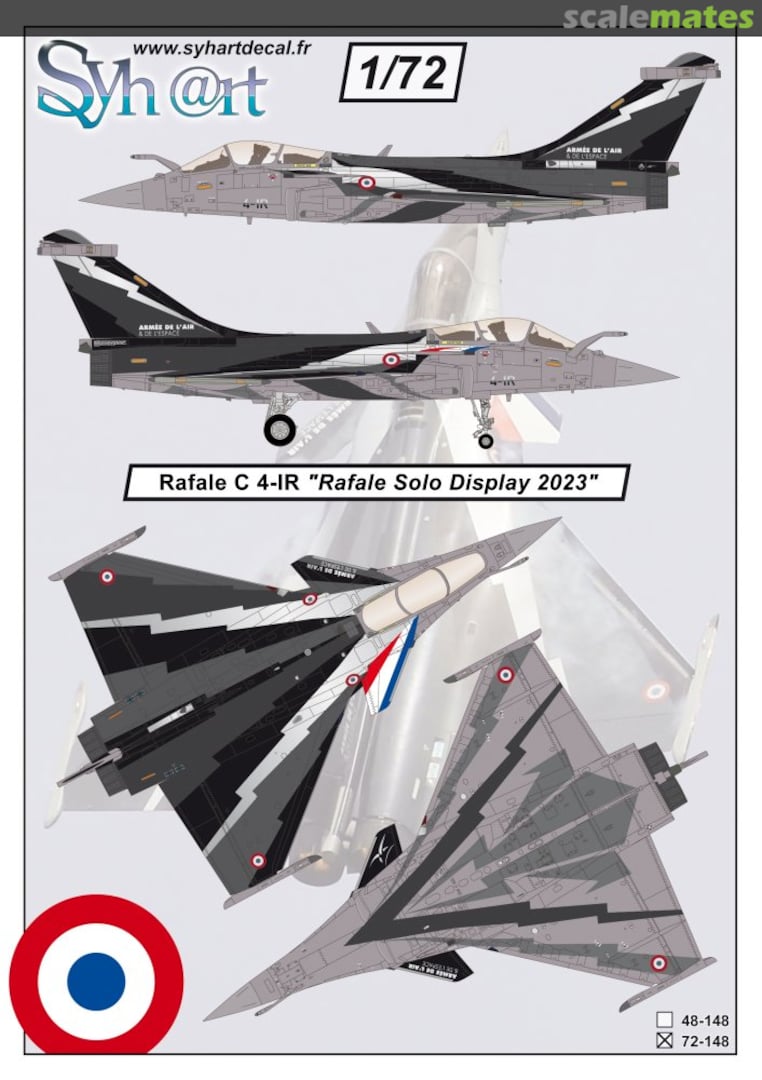 Boxart Rafale C 4-IR "Rafale Solo Display 2023" 72-148 Syhart