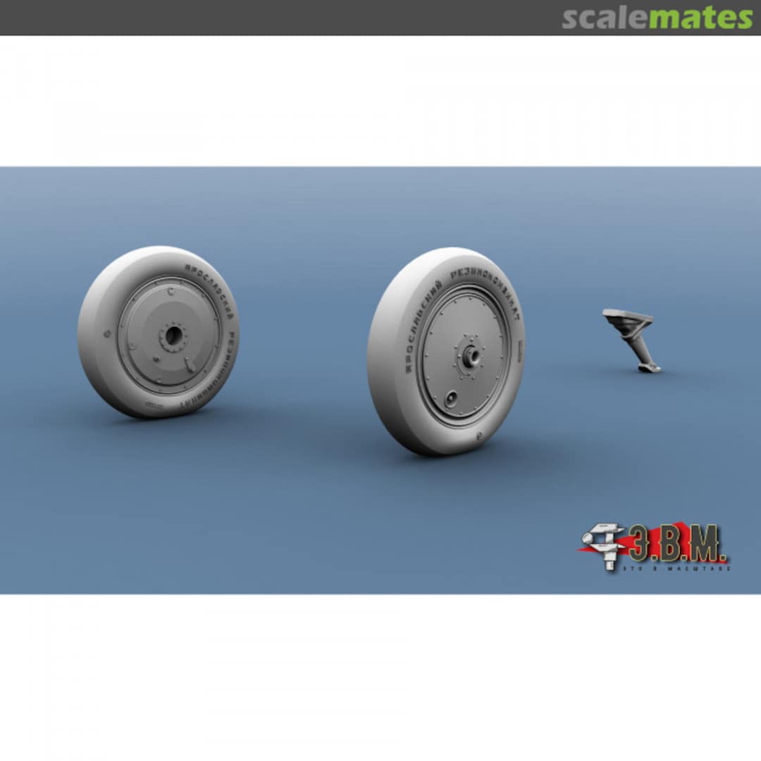 Boxart Chassis wheels I-16 late type RS48088 E.V.M.