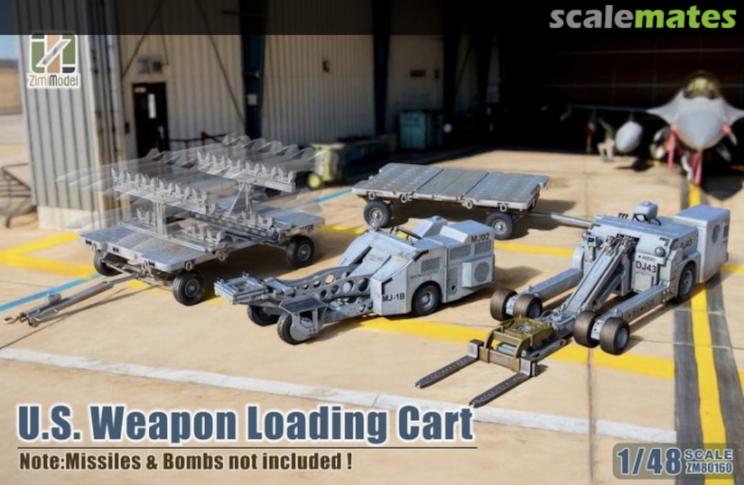 Boxart U.S. Weapon Loading Cart ZM80160 Zimi Model