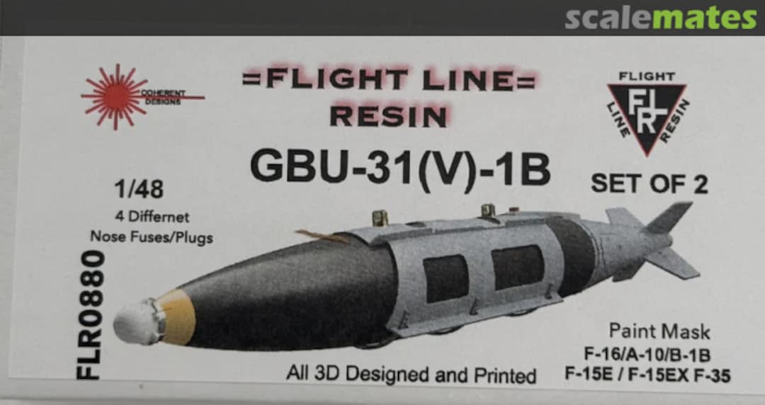 Boxart GBU-31(V)-1B FLR0880 Flight Line Resin